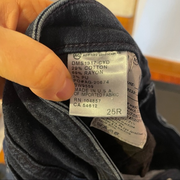 AG Adriano Goldschmied Women's 25 The Ballad Slim Boot Denim Jeans - Picture 2 of 7